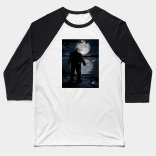 Crystal lake moon Baseball T-Shirt